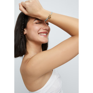 Pulsera SER INSEPARABLE AZUL CLARO M