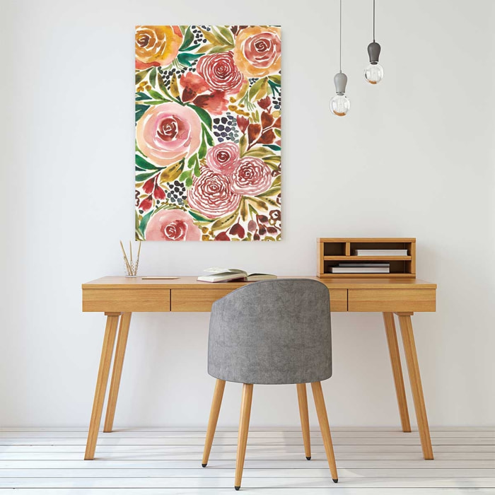 Tableau roses envoutantes Toile imprimée