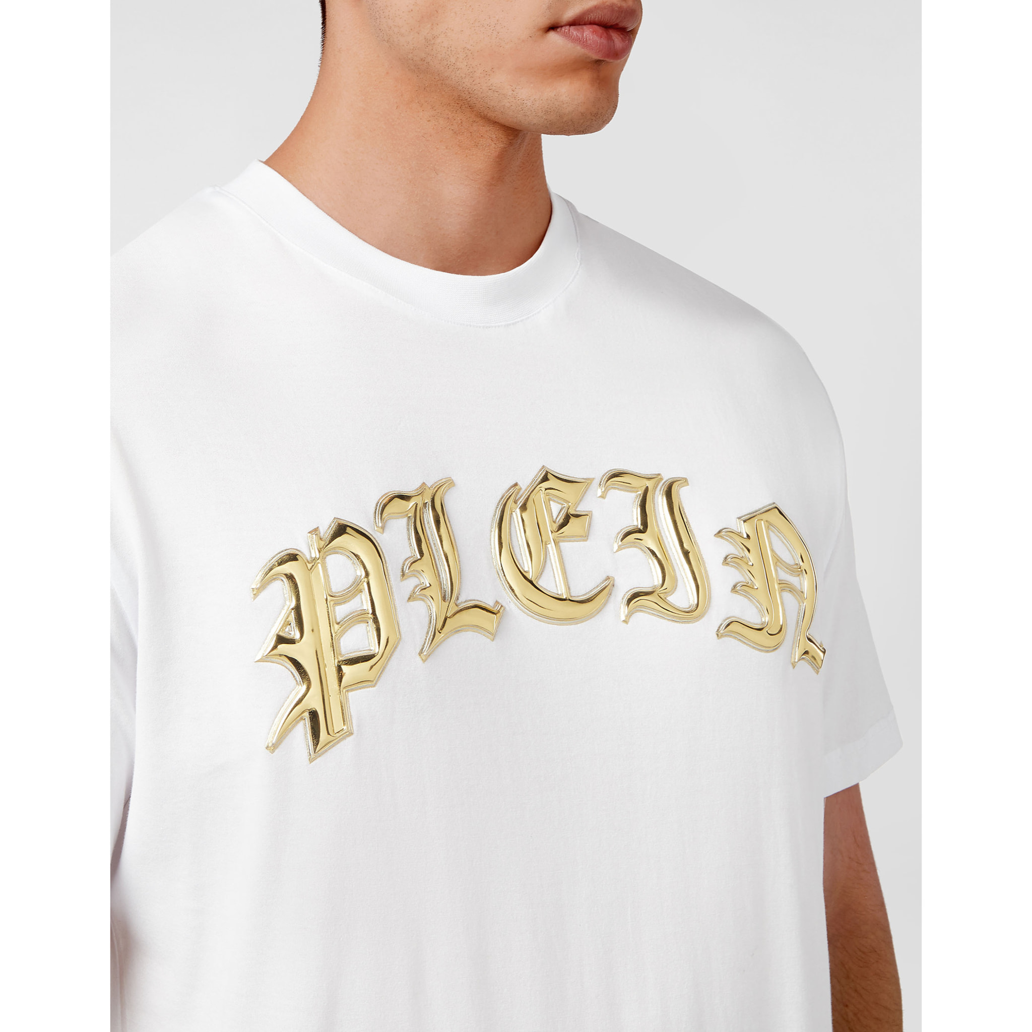 PHILIPP PLEIN Camiseta de cuello redondo y manga corta GOTHIC PLEIN