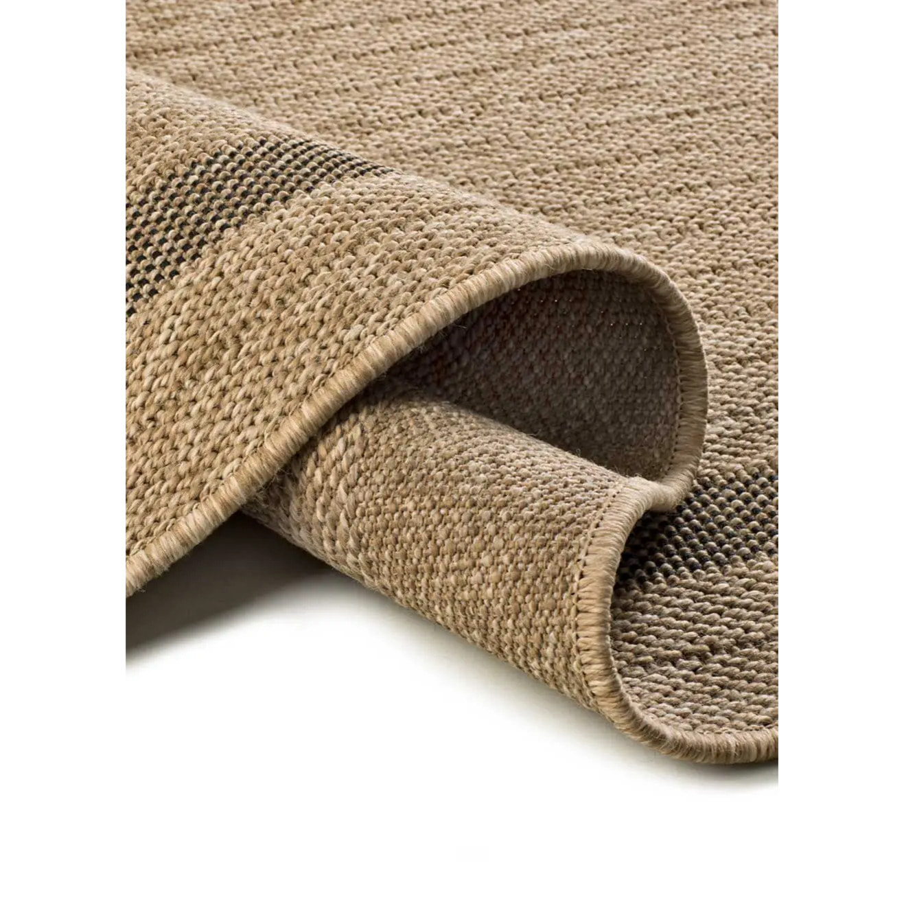 ACRA Alfombra de exterior efecto yute color natural, varias medidas disponibles.