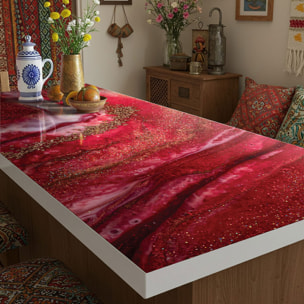 Rouleau revêtement adhésif imperméable - Sticker lavable plan de travail - ÉPOXY APACHE