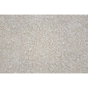 Lit avec tête de lit tapissée bouclette et sommier tapissier ep14