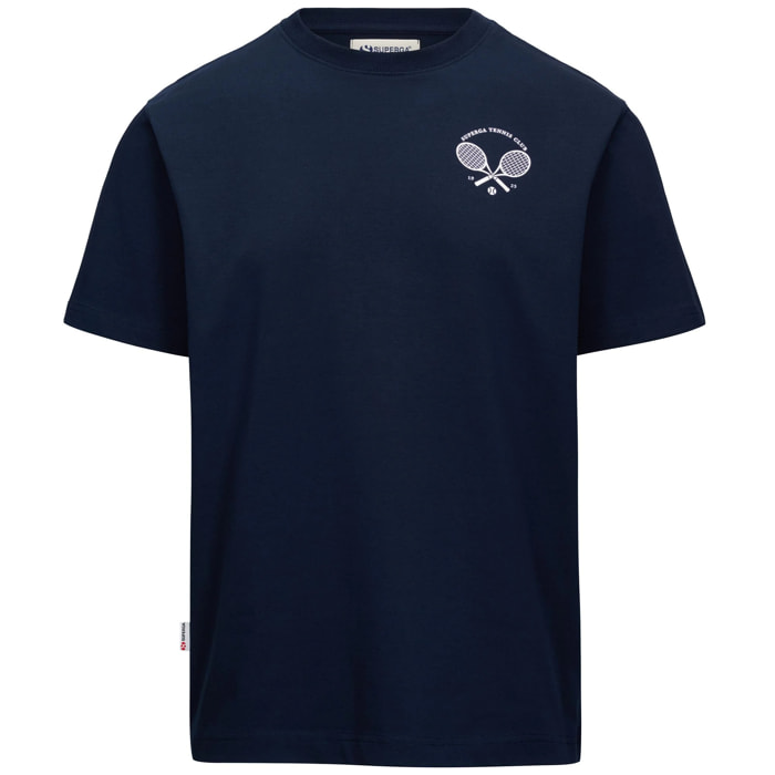 T-Shirts & Top Superga Uomo Donna Blu Tennis Club T-Shirt