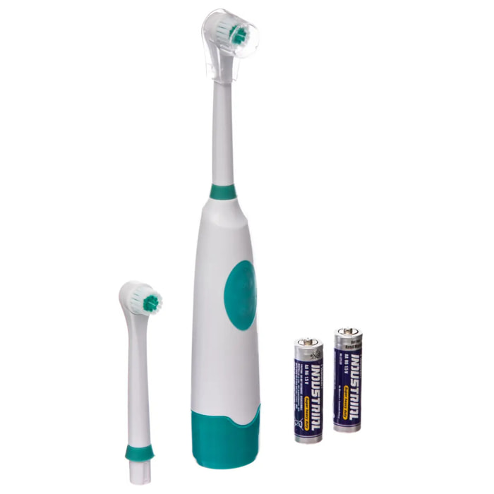 Brosse à dents électrique avec recharge et 2 piles