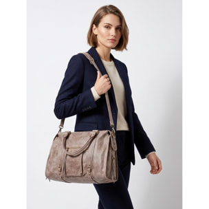 Borsa a spalla da donna - Modello Clara - Vera pelle - 41.0 x 28.0 x 13.0 cm
