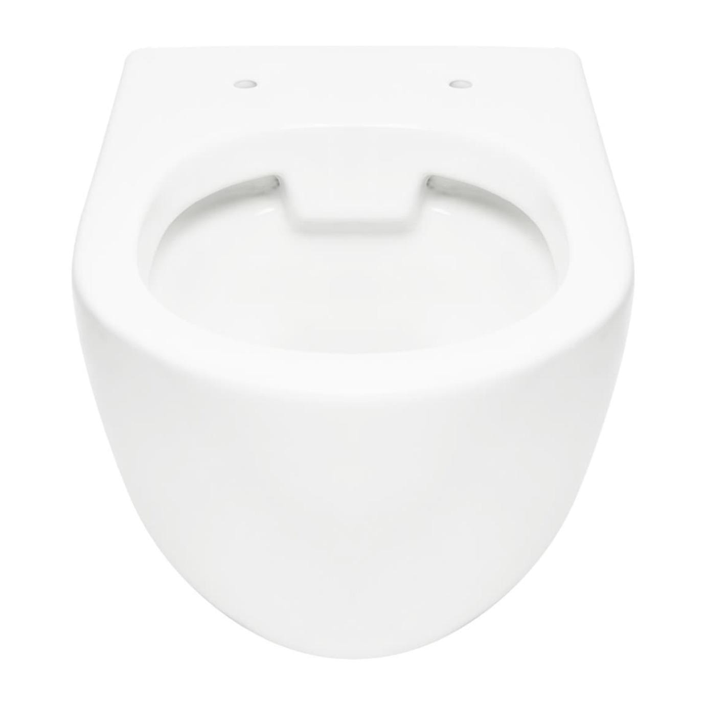 Duofix Pack Bâti-support extra-plat UP720 + WC sans bride SAT + Abattant SoftClose + Plaque Blanche