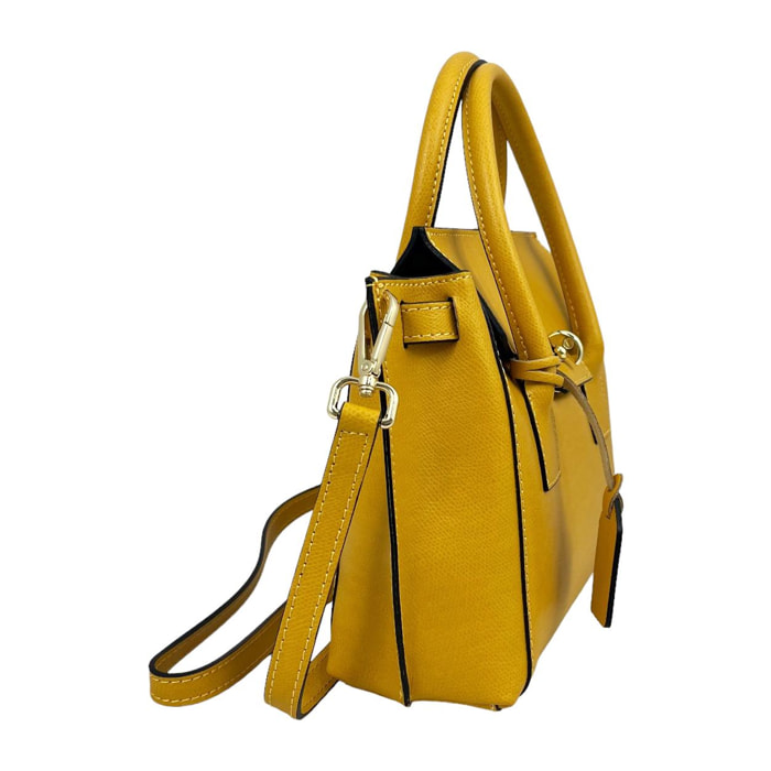 Bolso de mano Cheval Firenze Atria Mini Mostaza Amarilla