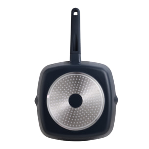 Sartén Grill Ø28x5,5cm en Aluminio fundido apta para inducción INDIGO MasterPRO