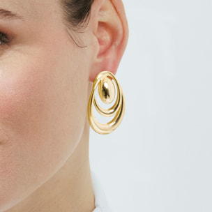 Pendientes Riazil acabado oro amarillo 18k