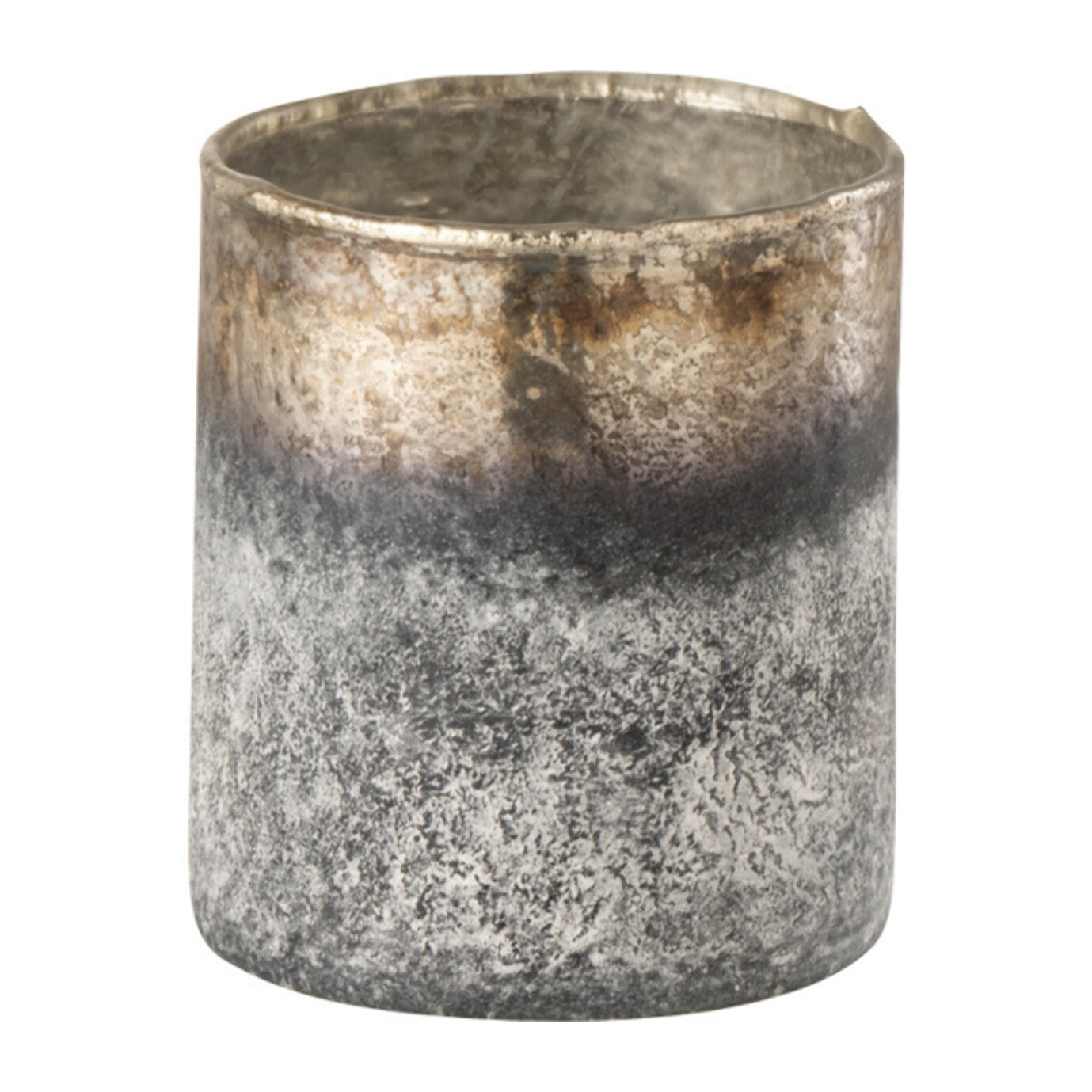 J-Line photophore Antique - verre - bleu/gris - small - 4 pcs