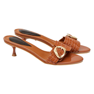 Sandali con accessorio - tacco 5,5 cm