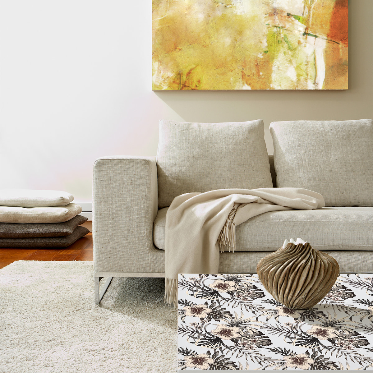 Sticker meuble tropical Ibarra 60 x 90 cm