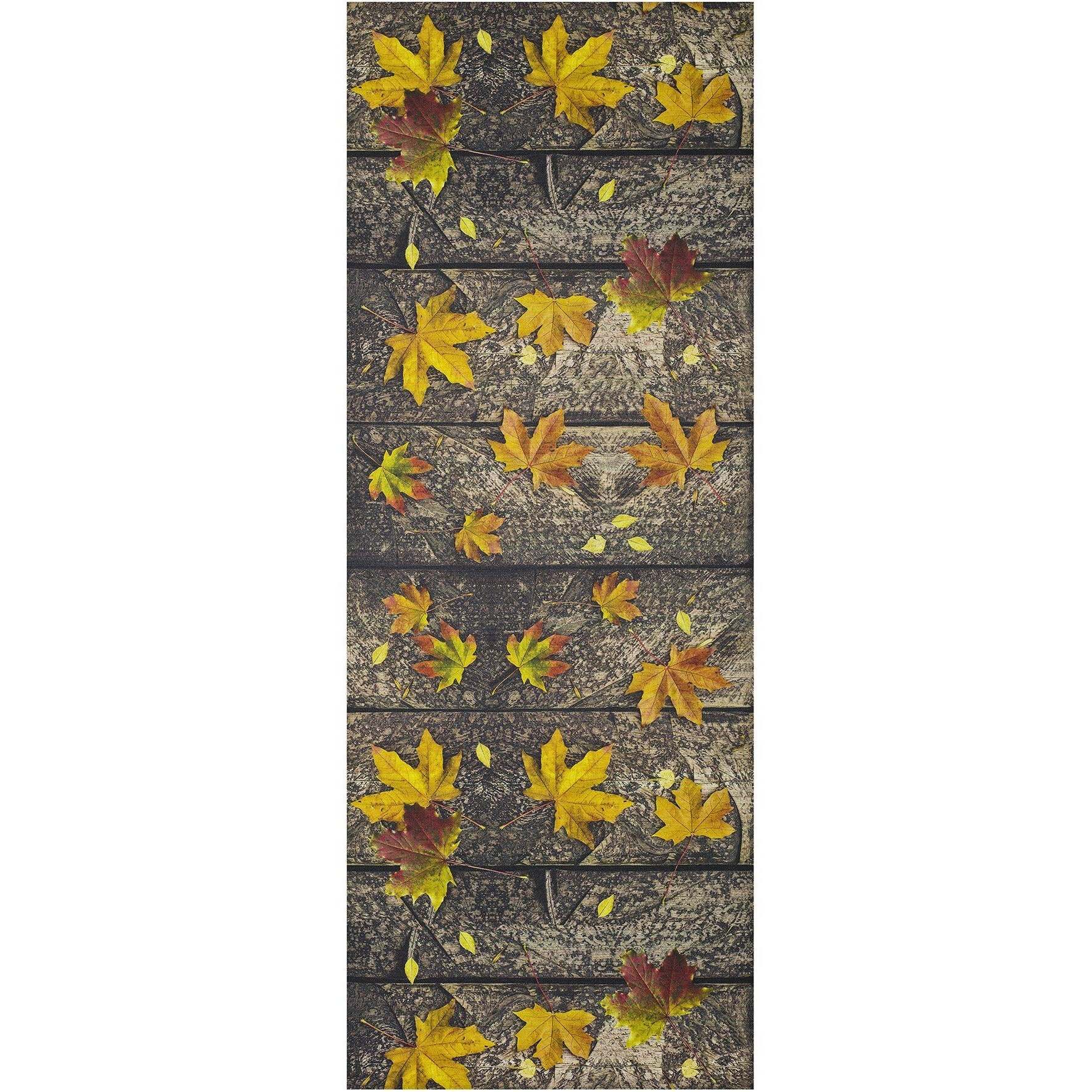 SPRINTY Alfombra vinílica de cocina diseños otoñales en amarillo, varias medidas disponibles.