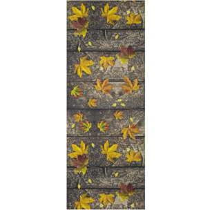 SPRINTY Alfombra vinílica de cocina diseños otoñales en amarillo, varias medidas disponibles.