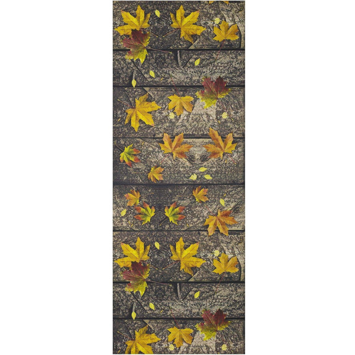 SPRINTY Alfombra vinílica de cocina diseños otoñales en amarillo, varias medidas disponibles.
