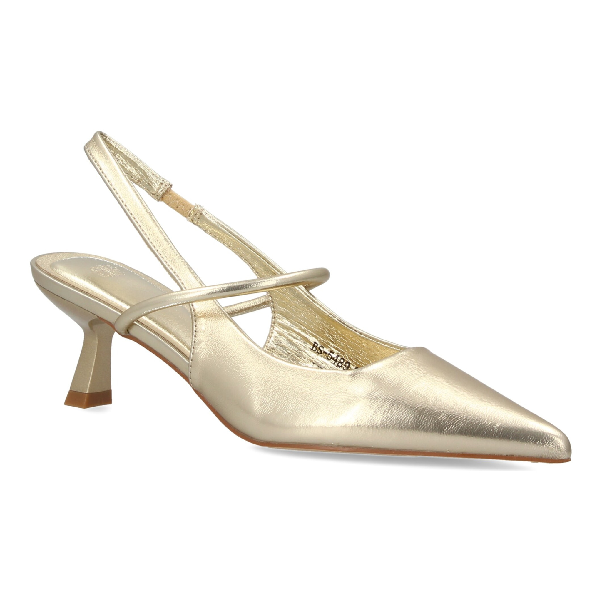 Zapato salón destalonado con tiras