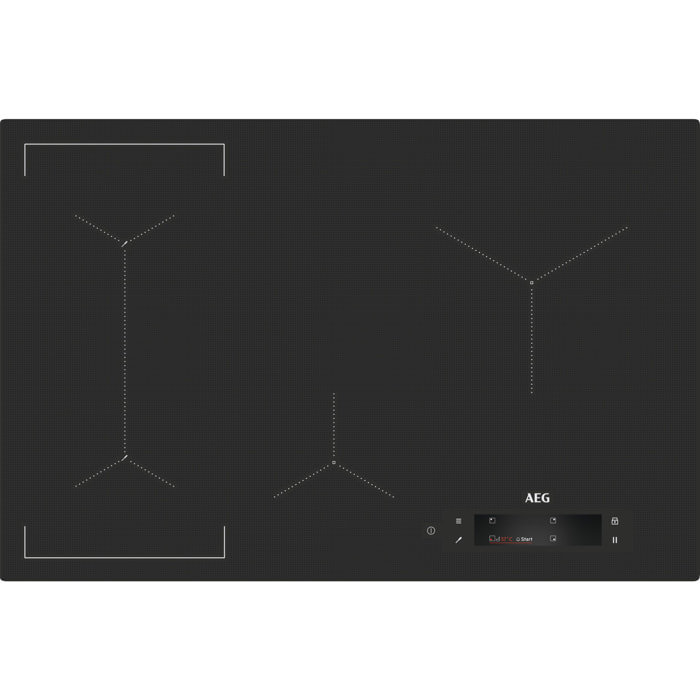 AEG Piano cottura ad induzione serie 9000 SensePro 80 cm IAE84881IB