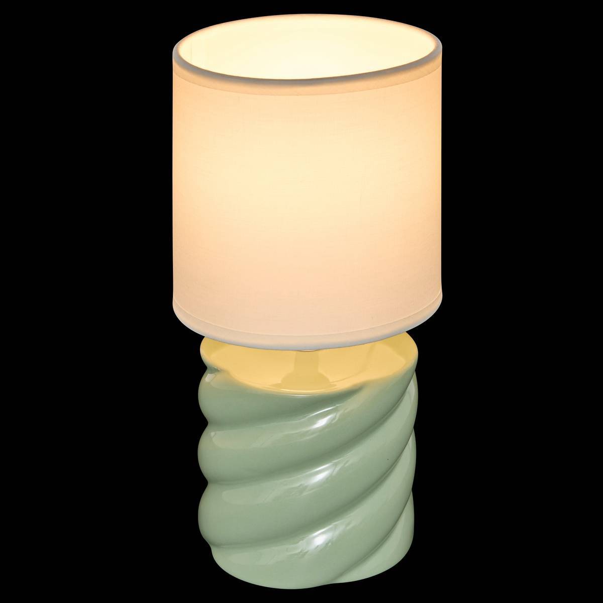 Lampe Noly H27cm vert céladon
