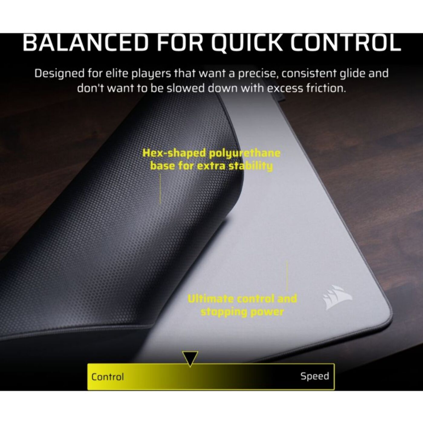 Tapis de souris CORSAIR MMPRO Medium Gris