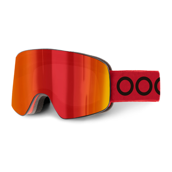 Gafas de esquí ECOON modelo Everest en color Rojo / Revo Rojo