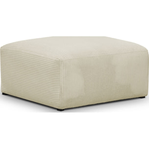 Pouf modulable en velours côtelé - MODULO