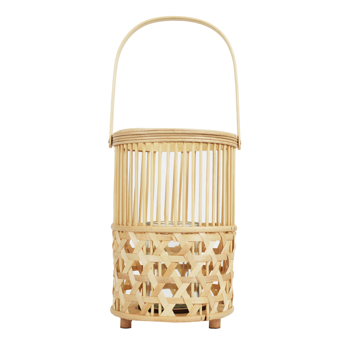 LANTERNE BAMBOU TRESSE ET ANSE