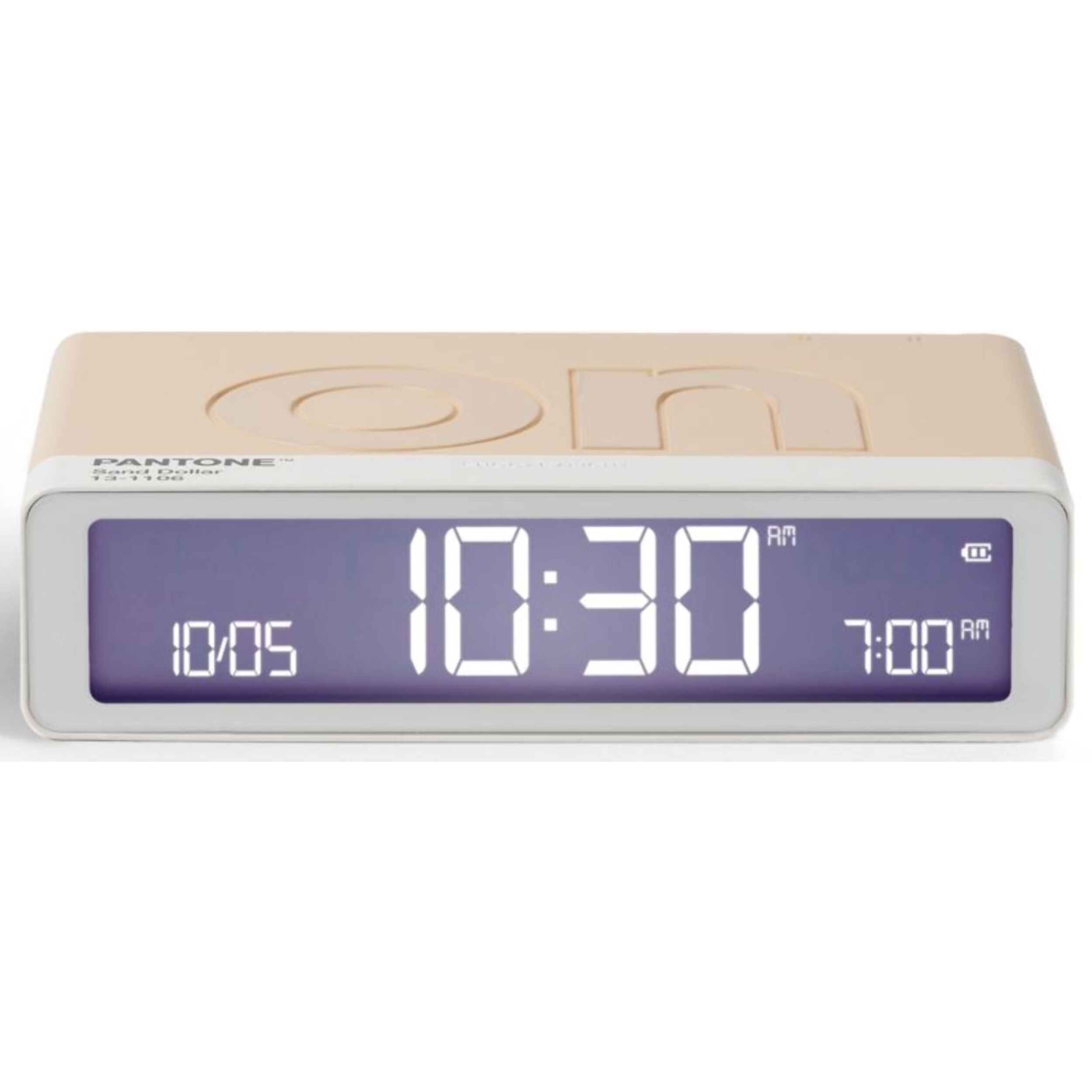 Réveil LEXON x Pantone Flip Classic Sand Dollar