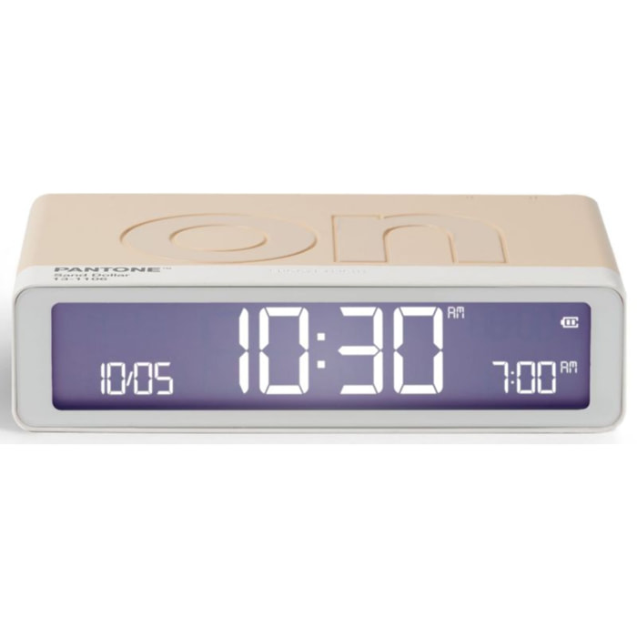 Réveil LEXON x Pantone Flip Classic Sand Dollar