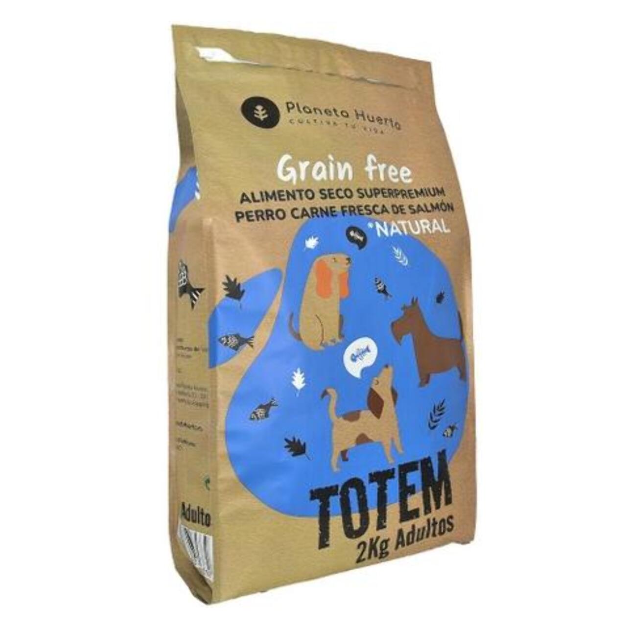 PLANETA HUERTO | Pienso Natural Grain Free Superpremium para Perros Adultos de Todas las Razas con Salmón Fresco, Sin Cereales, 2 kg