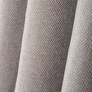 Rideau occultant uni tramé - Beige