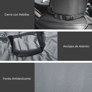 Funda de Asiento Delantero de Coche para Perro Antideslizante con Ancla y Correa