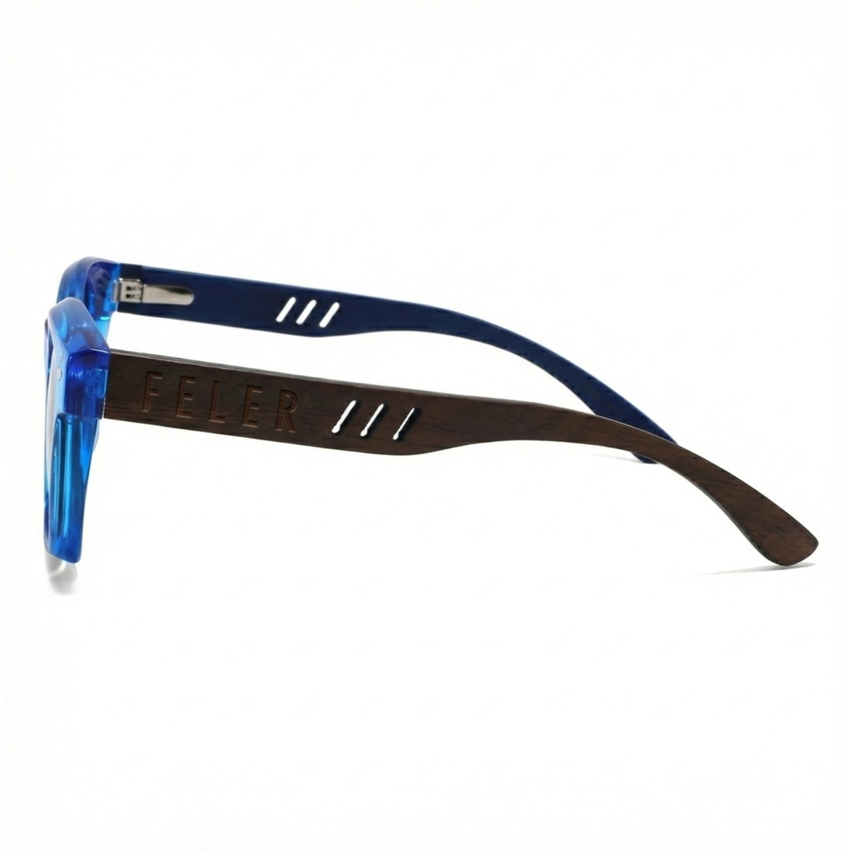 Gafas de Sol Feler 1588-4 Polarizadas de Madera Unisex 59 mm