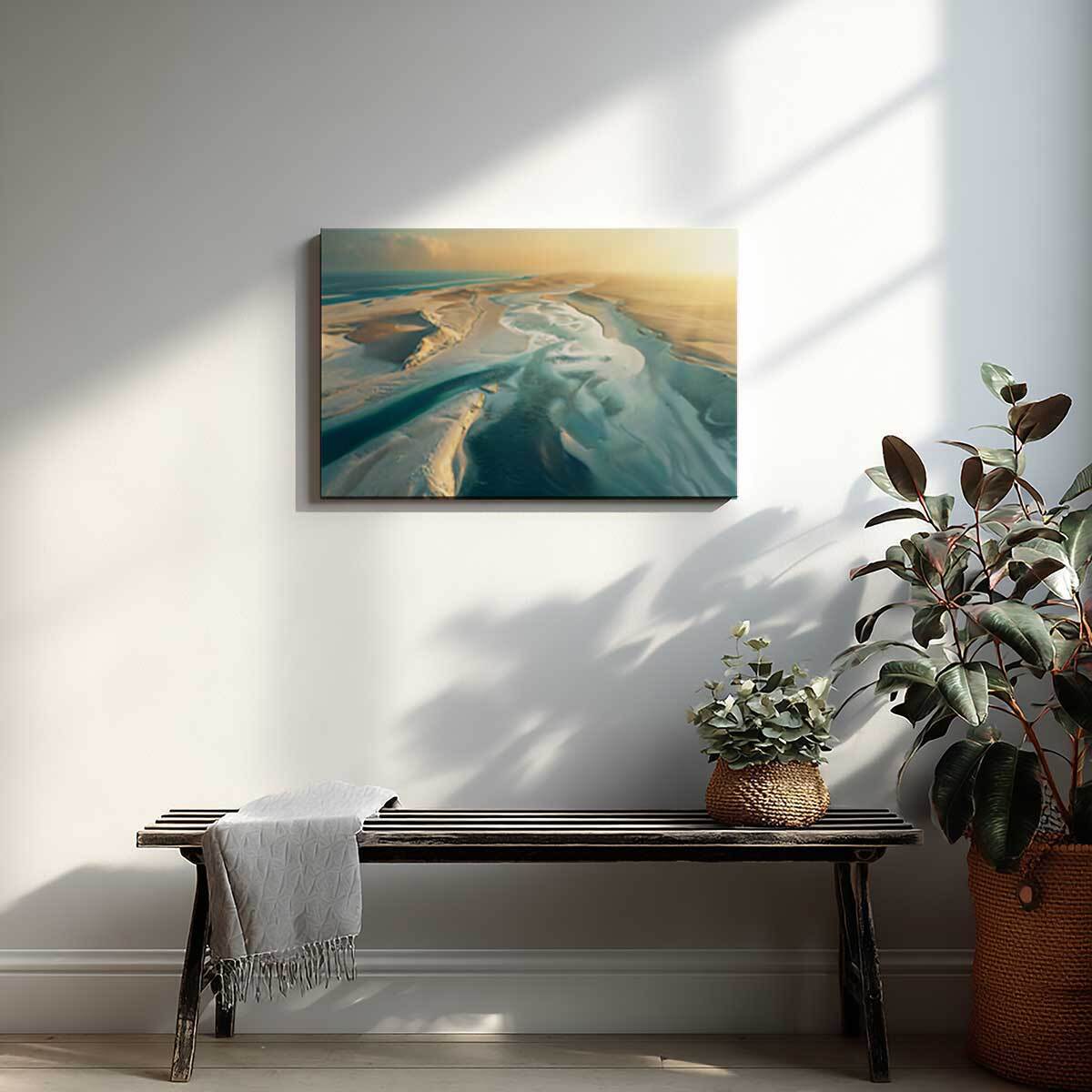 Tableau mer Désert blanc des Lençóis Maranhenses Toile imprimée