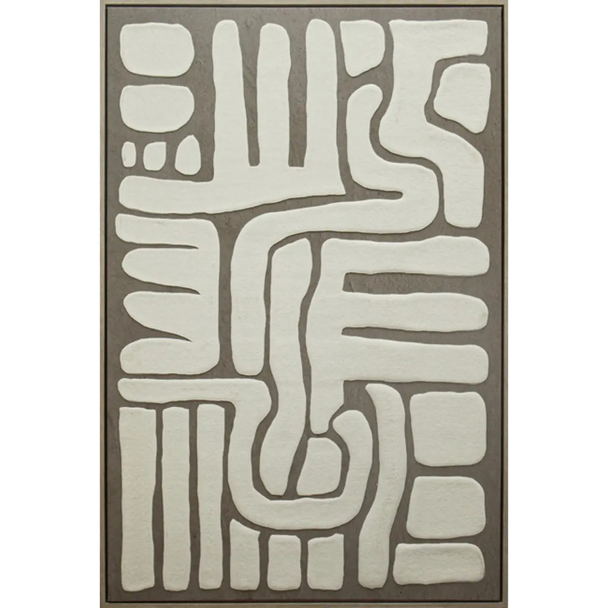 Toile 3D Marcella marron 60x90cm