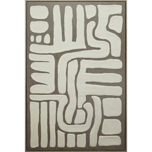 Toile 3D Marcella marron 60x90cm