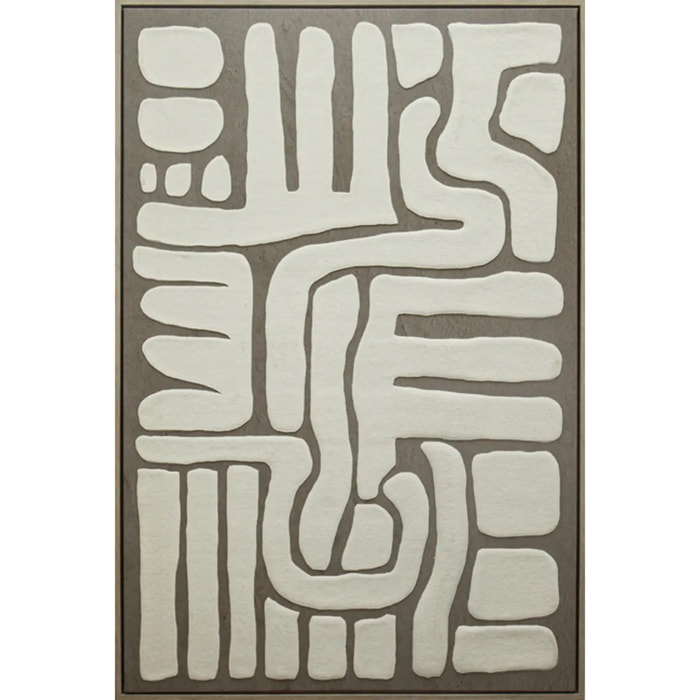 Toile 3D Marcella marron 60x90cm