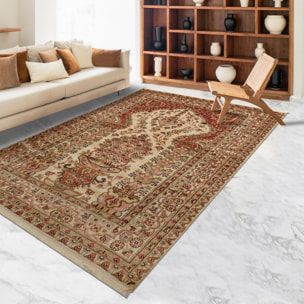 Authentique Tapis d'Orient fait main en soie FIME