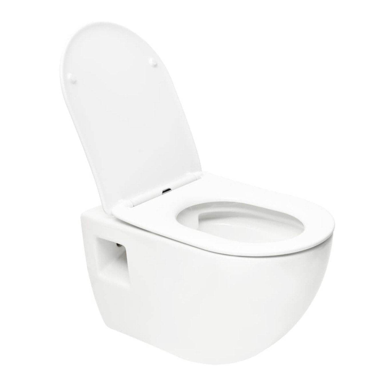 Pack WC bati-support Geberit + WC sans bride Swiss Aqua Technologies + abattant SoftClose + plaque Blanche (ProjectGeb3)