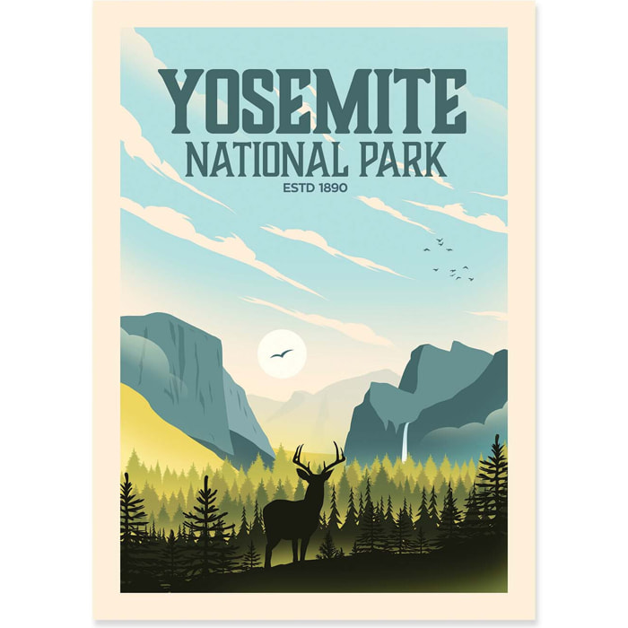 Affiche - Yosemite National Park - Studio Inception