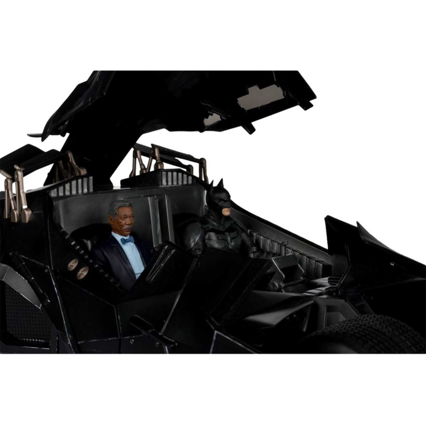 Dc Multiverse Vehicle Tumbler Con Lucuis Fox (the Dark Knight) (gold Label) Mcfarlane Toys