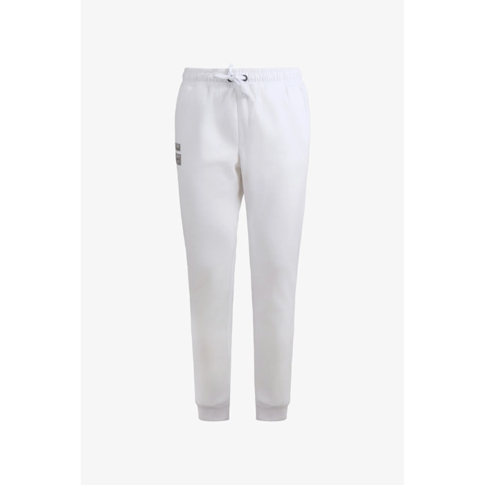 Pantaloni Esercito jogger lunghi bianchi uomo
