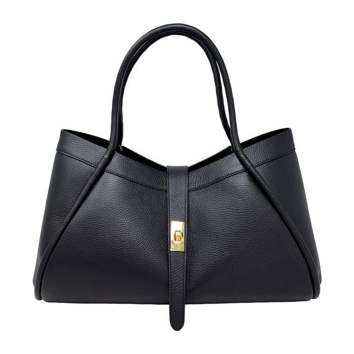 Borsa a Mano Elegante da Donna in Pelle Martellata
