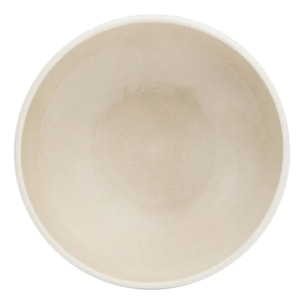Assiette creuse Chiara beige