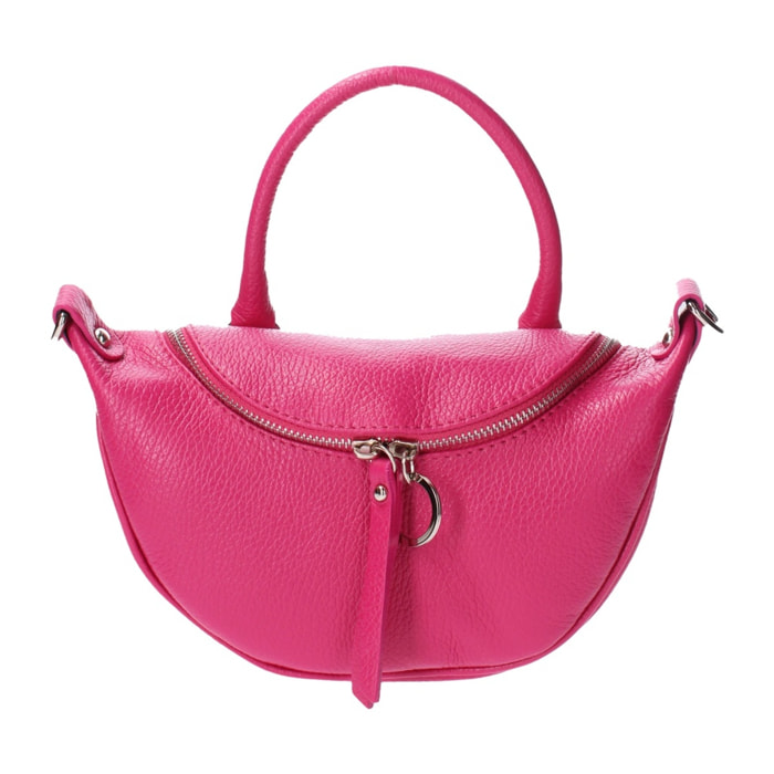 Borsa a mano da donna - Modello Mae - Vera pelle - 26.0 x 13.0 x 8.0 cm