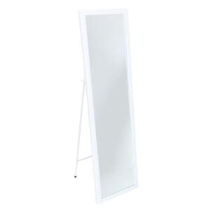Miroir sur Pied Blanc 35x125cm