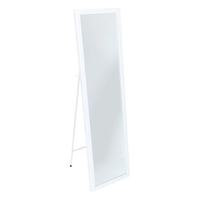 Miroir sur Pied Blanc 35x125cm