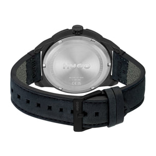 Reloj Hugo 1530275 Hombre Analogico Cuarzo con Correa de Piel