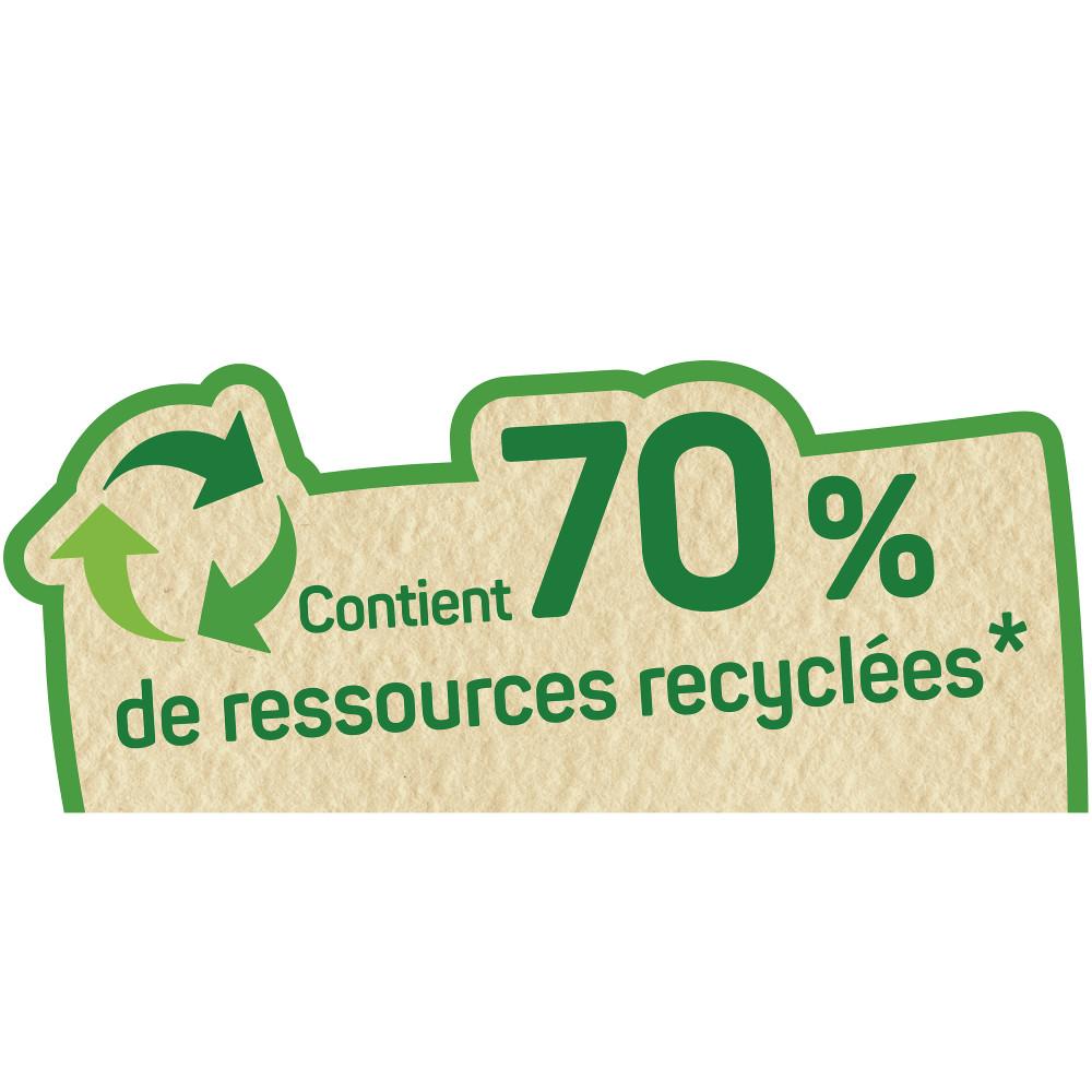 4x15 Grands Sacs Congélation à Liens, 70% de ressources recyclées Albal