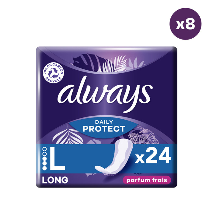 8x24 Protège-slips Always Daily Protect - Long