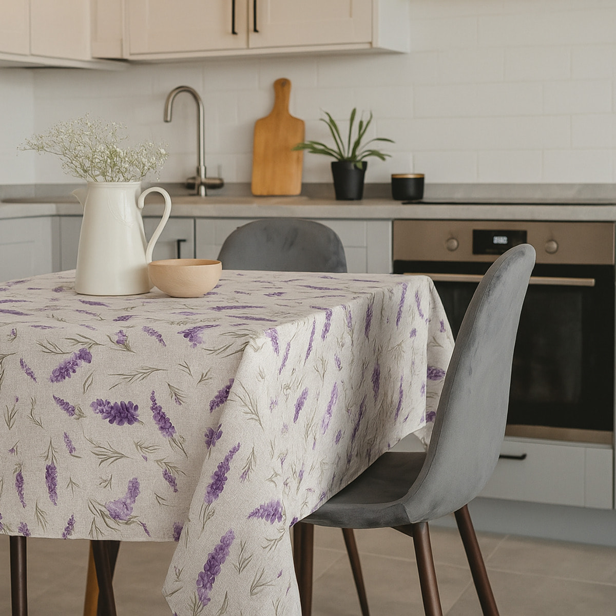 CASSESE HOME Tovaglia in PVC Breccia Con Bordino – Antimacchia, Pratica e Decorativa Made in Italy_Dec.D